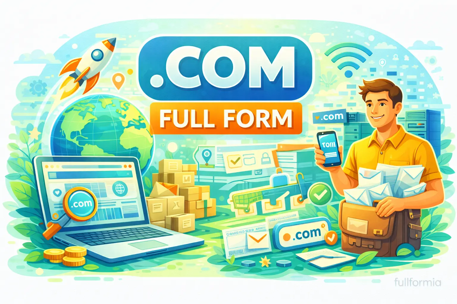 COM Full Form – Meaning, Uses & Examples