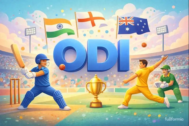 Full Form of ODI: What Does ODI Stand For in Cricket?