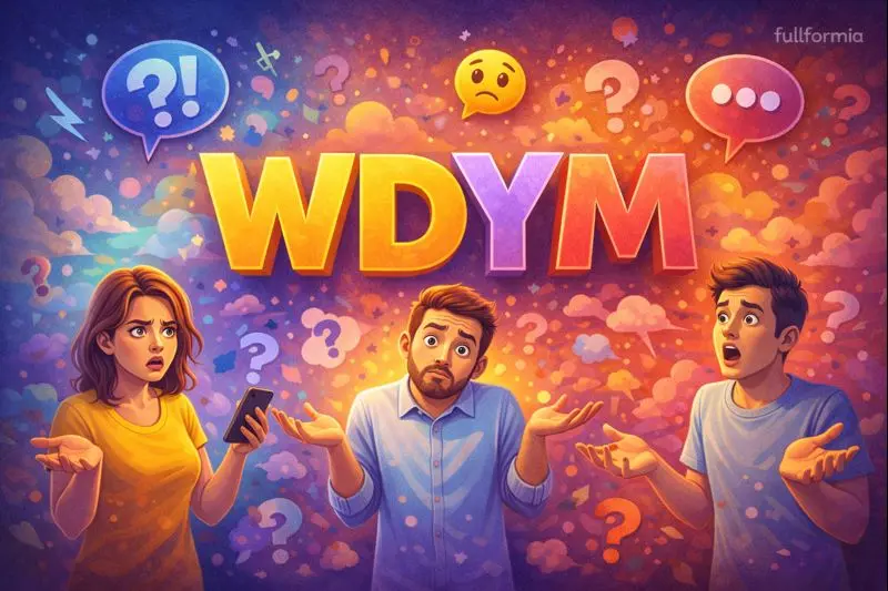 Full Form of WDYM: What Does WDYM Stand For?