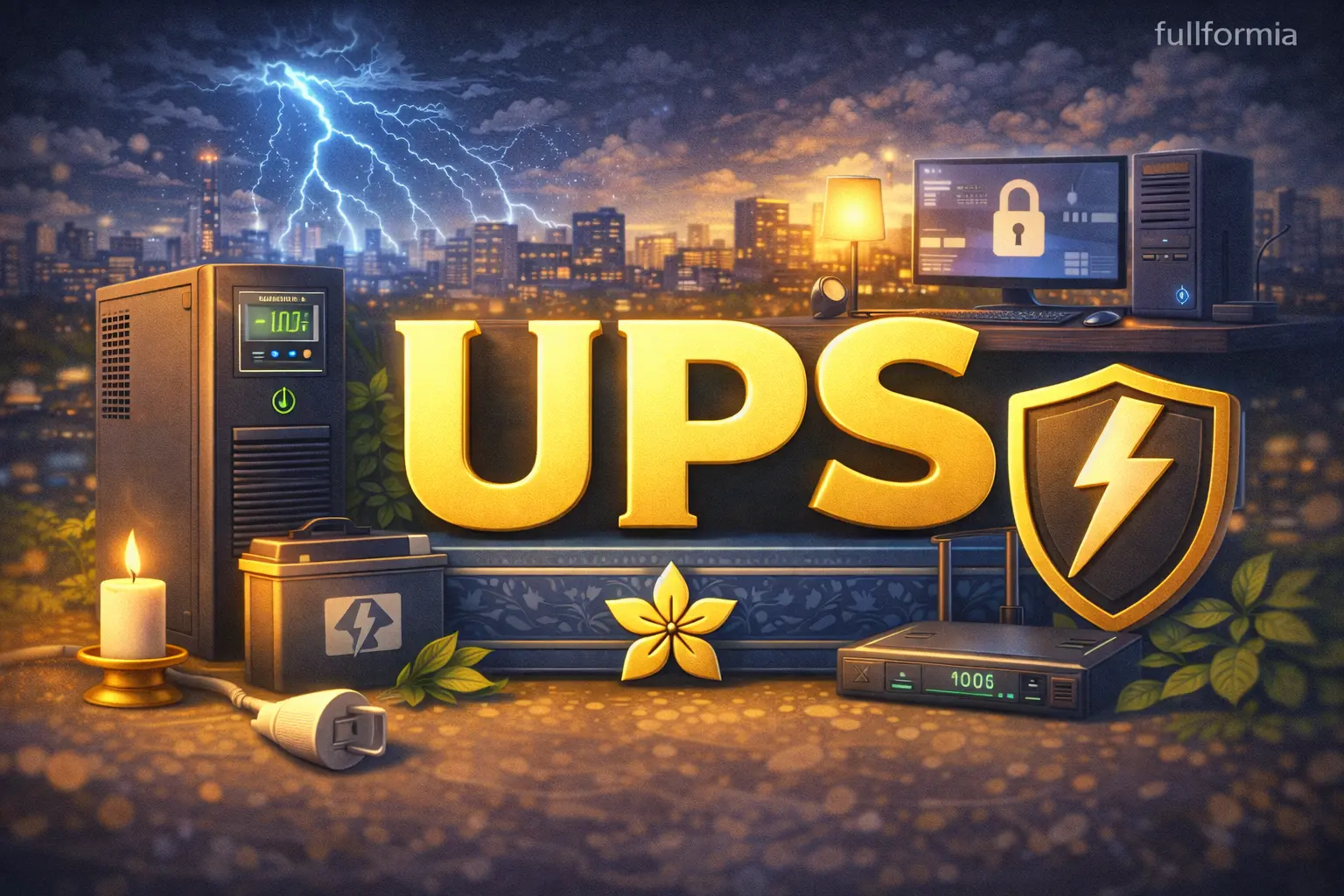UPS Full Form: Meaning, Uses & Benefits for Power Backup